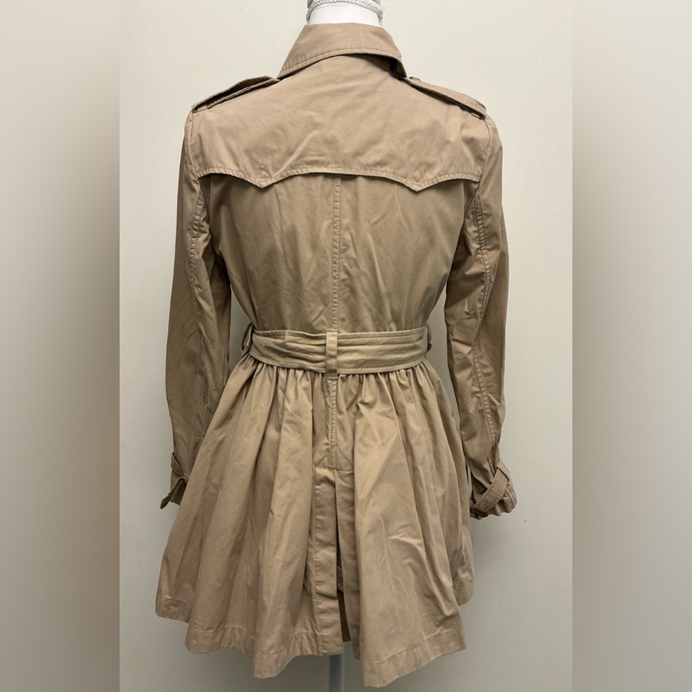 Ralph Lauren Beige Belted Trench Coat - Picture 4 of 9